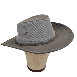 Men's Outback Chiller gray Hat mesh crown size Medium